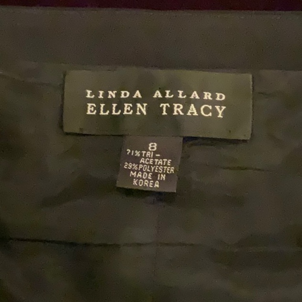 Linda Allard for Ellen Tracy Black Halter Blouse - Picture 3 of 8